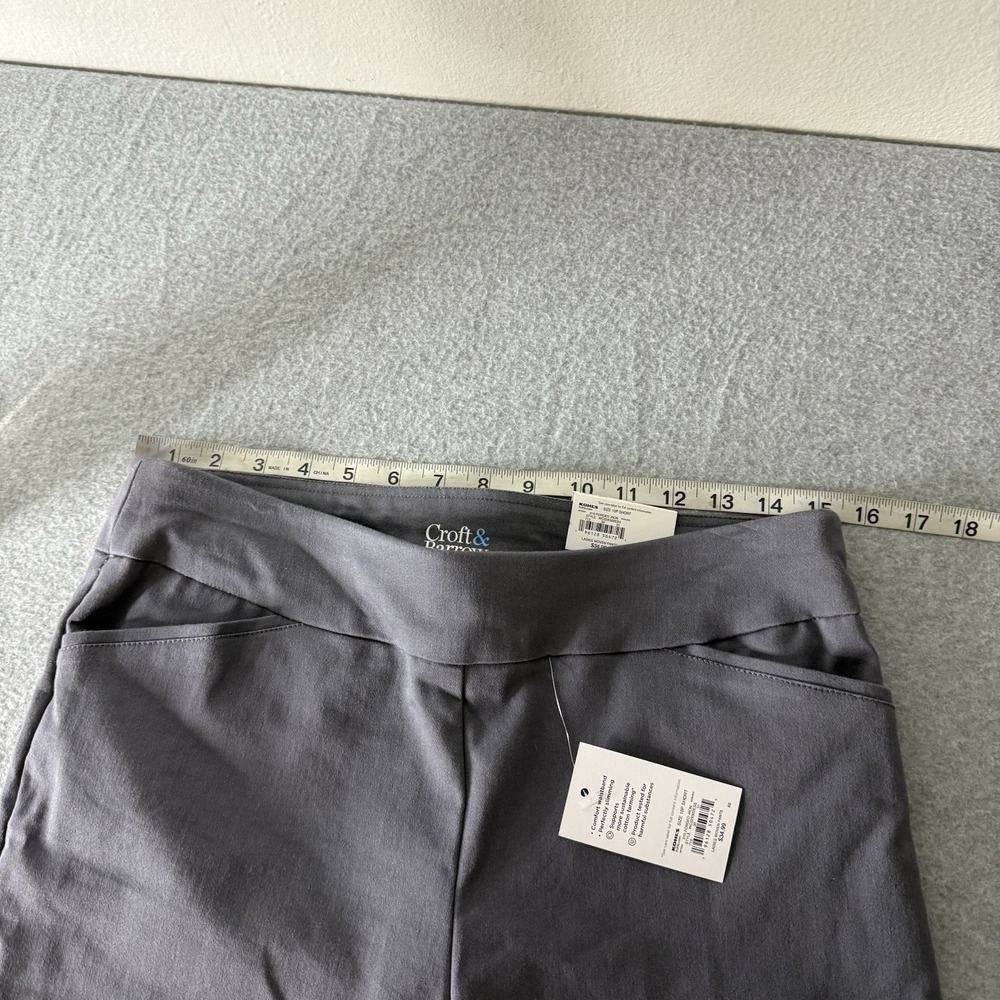 New Croft And Barrow The Effortless Stretch Mid Rise Straight Pants Women's 10P - Picture 7 of 9